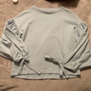 cute soft blue sweater